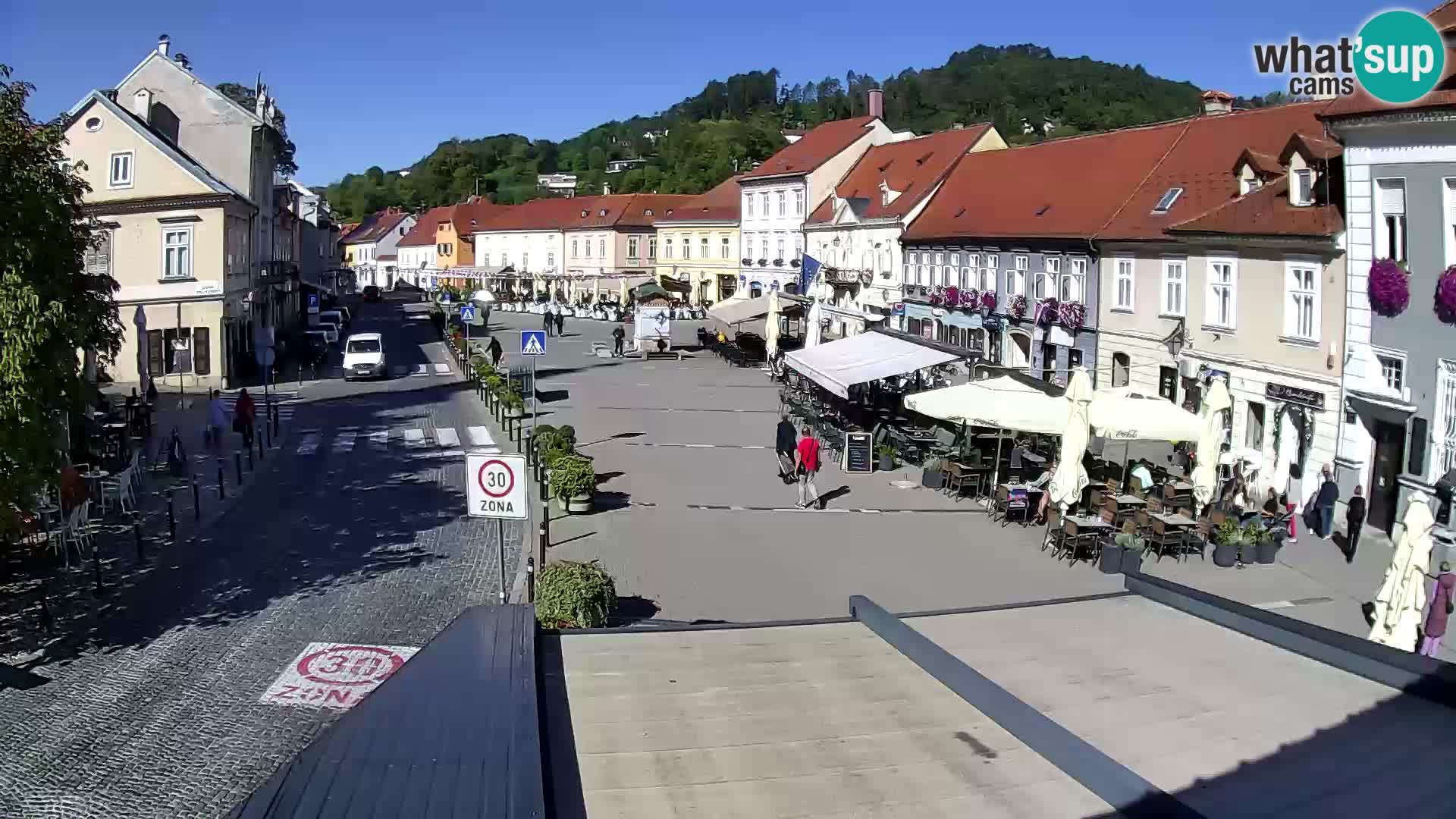 Samobor – Place centrale dédié au roi Tomislav