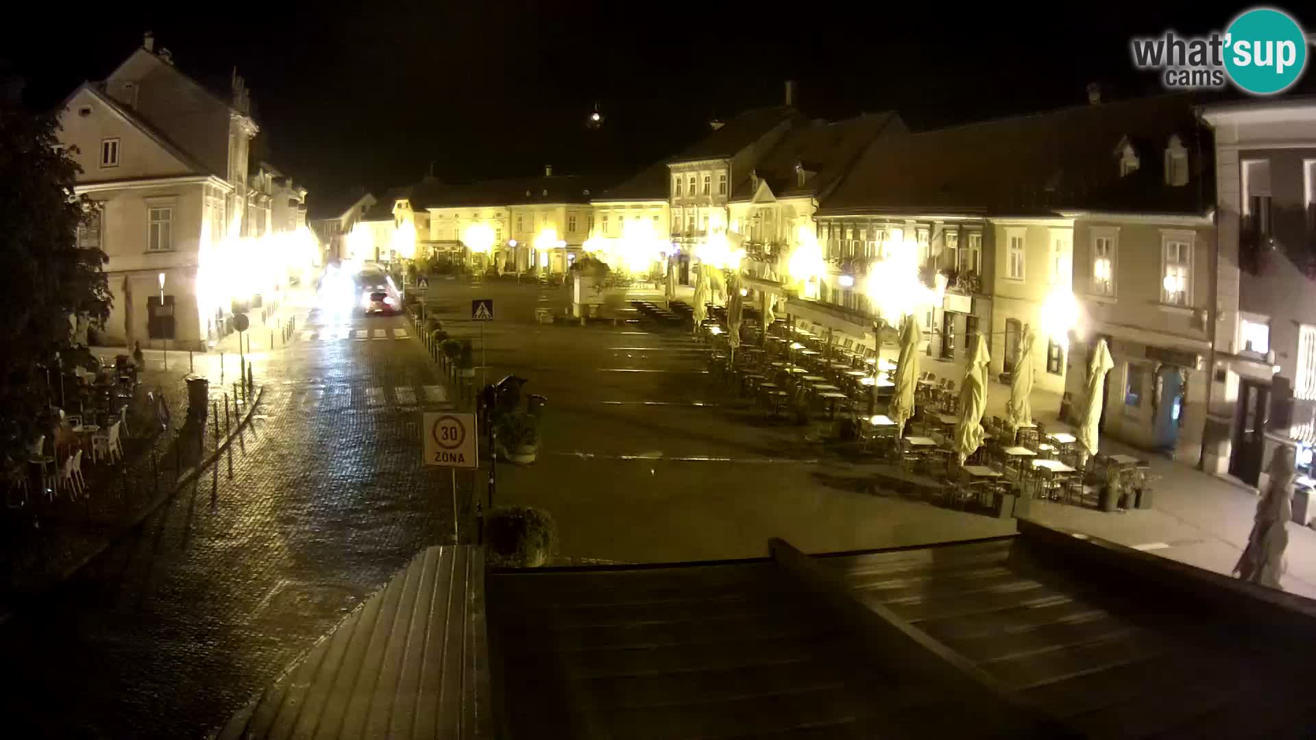 Samobor – Place centrale dédié au roi Tomislav