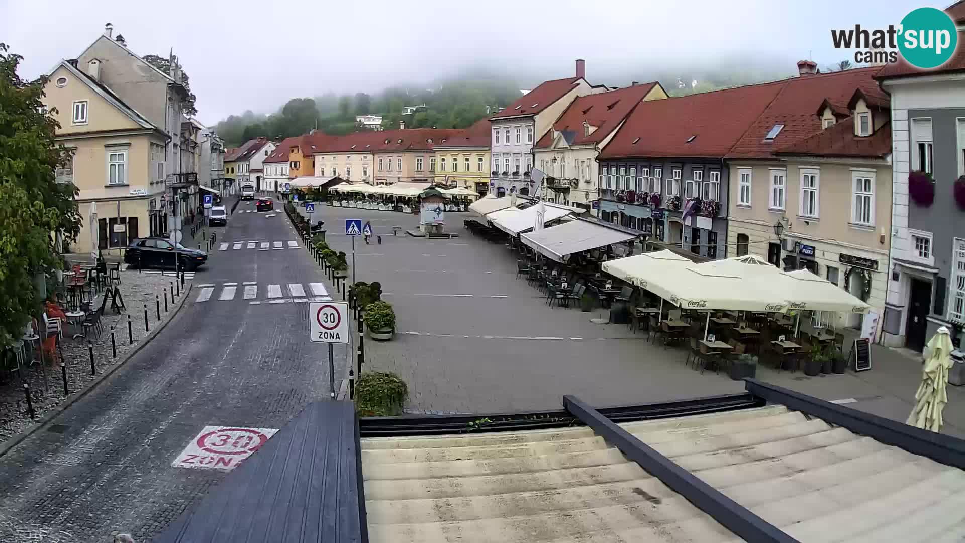 Samobor – Place centrale dédié au roi Tomislav