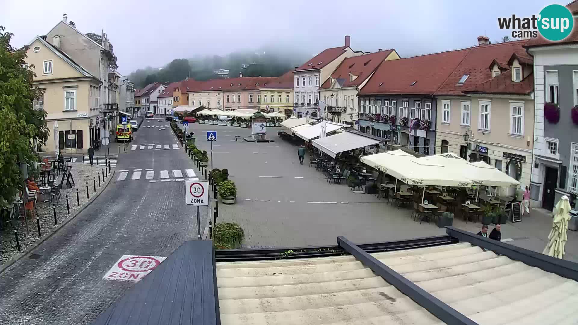Samobor – Place centrale dédié au roi Tomislav