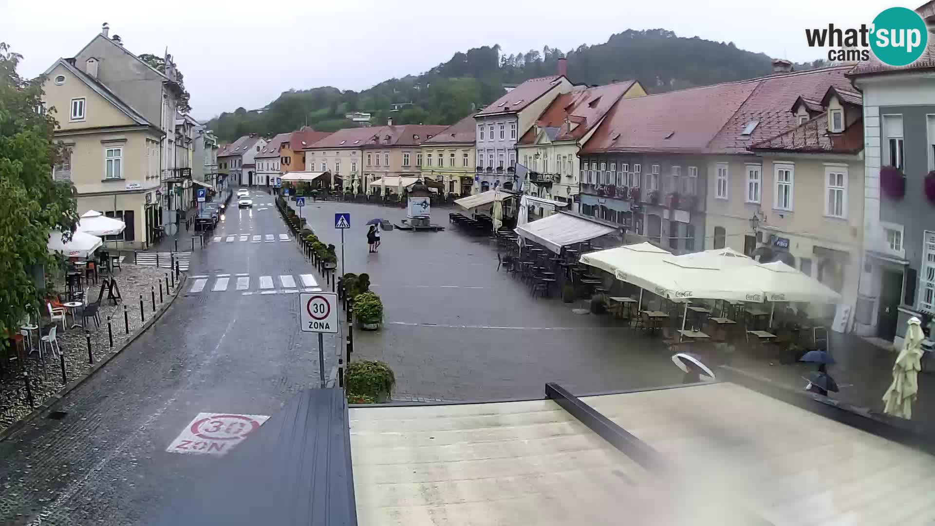 Samobor – Place centrale dédié au roi Tomislav