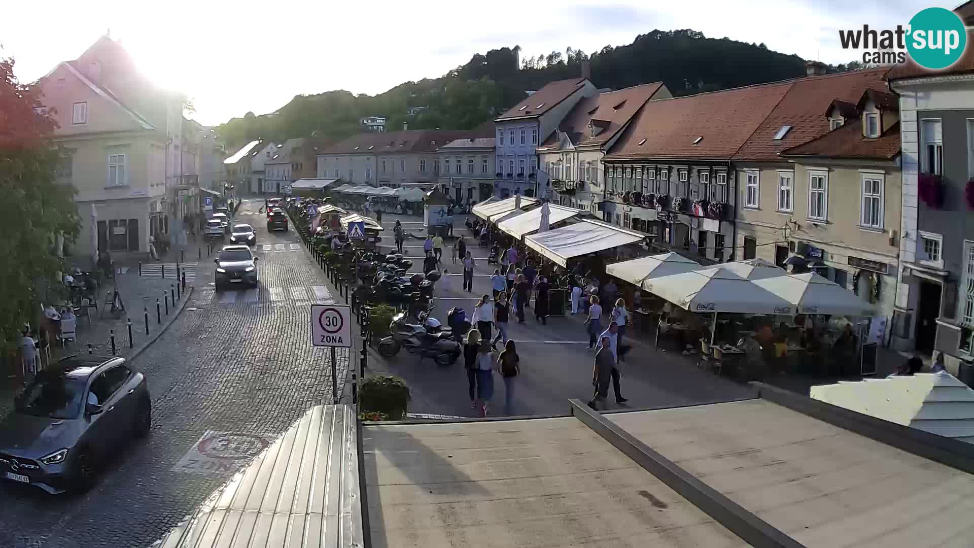 Samobor – Place centrale dédié au roi Tomislav