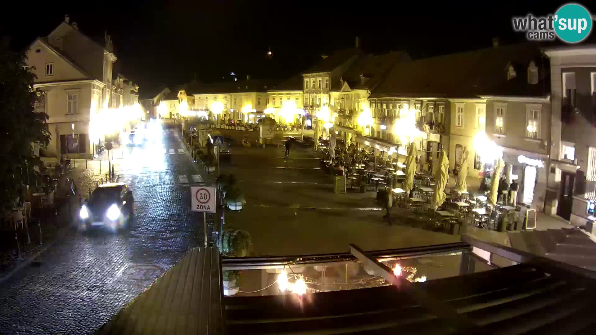 Samobor – Place centrale dédié au roi Tomislav