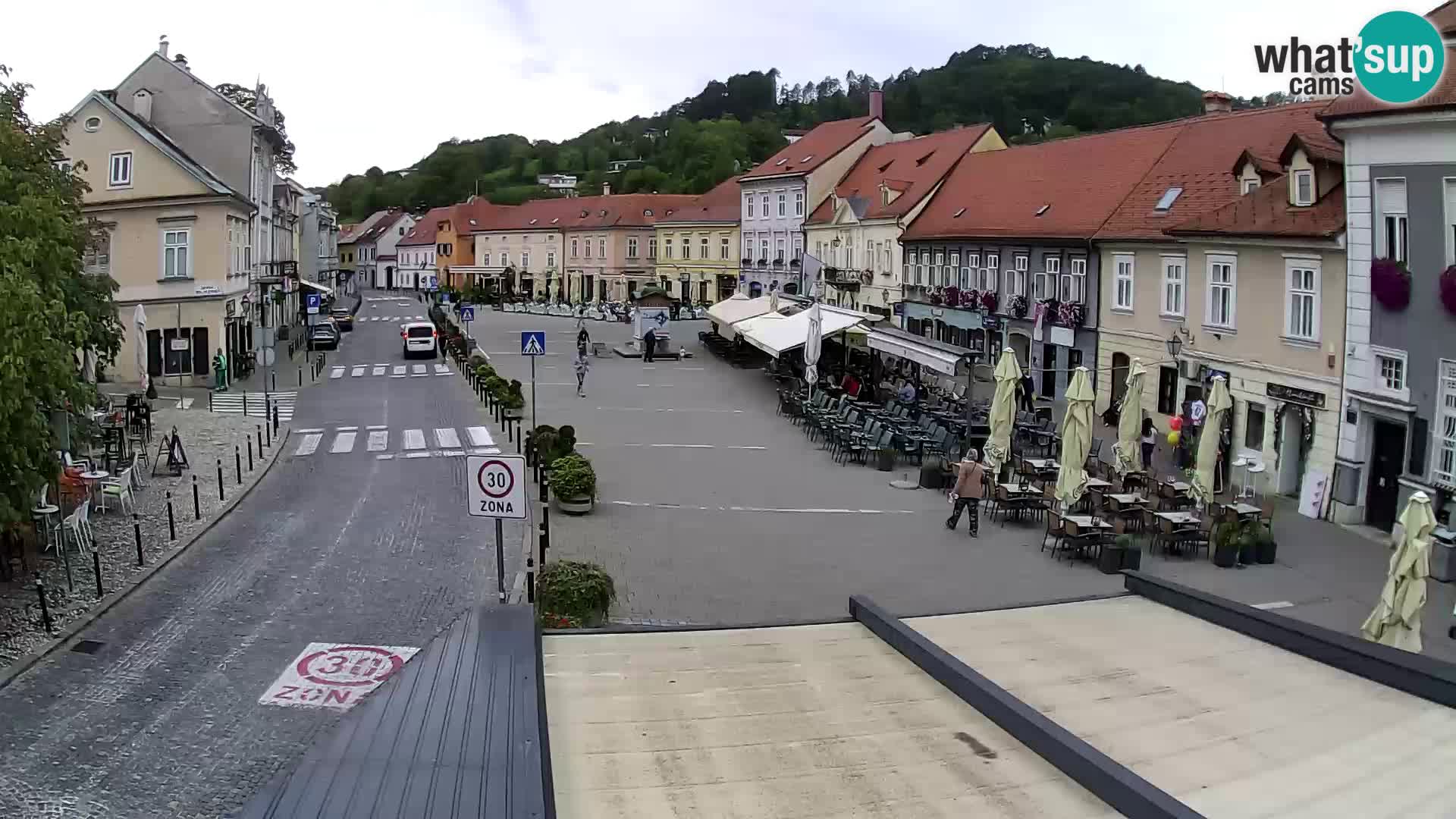 Samobor – Place centrale dédié au roi Tomislav