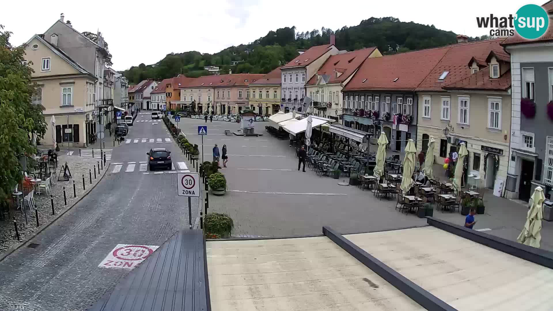 Samobor – Place centrale dédié au roi Tomislav