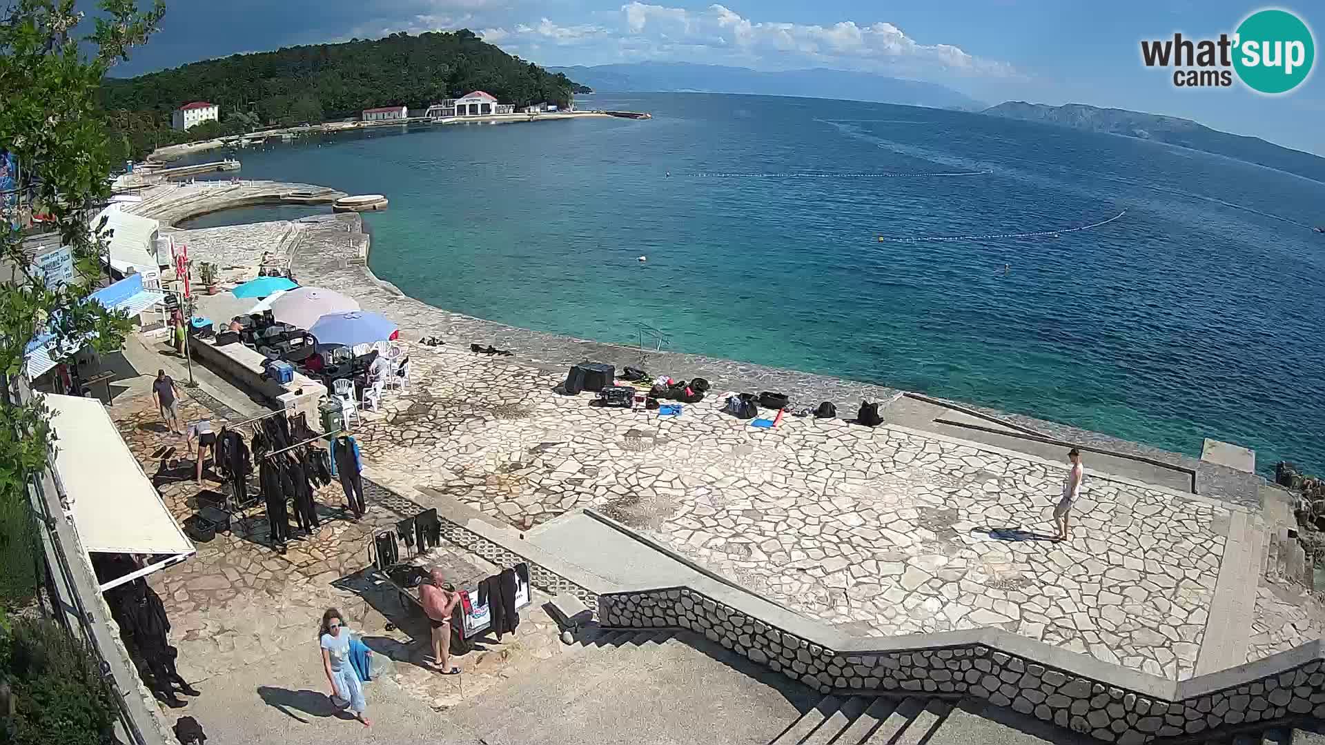 Selce – beach – Diving center