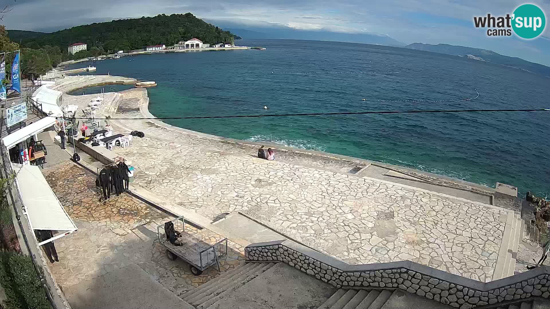 Selce – beach – Diving center