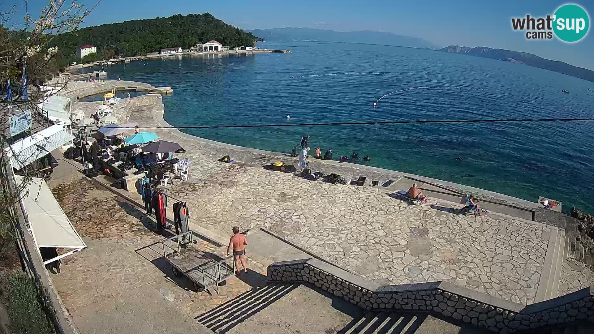 Selce – plage – centre de plongée