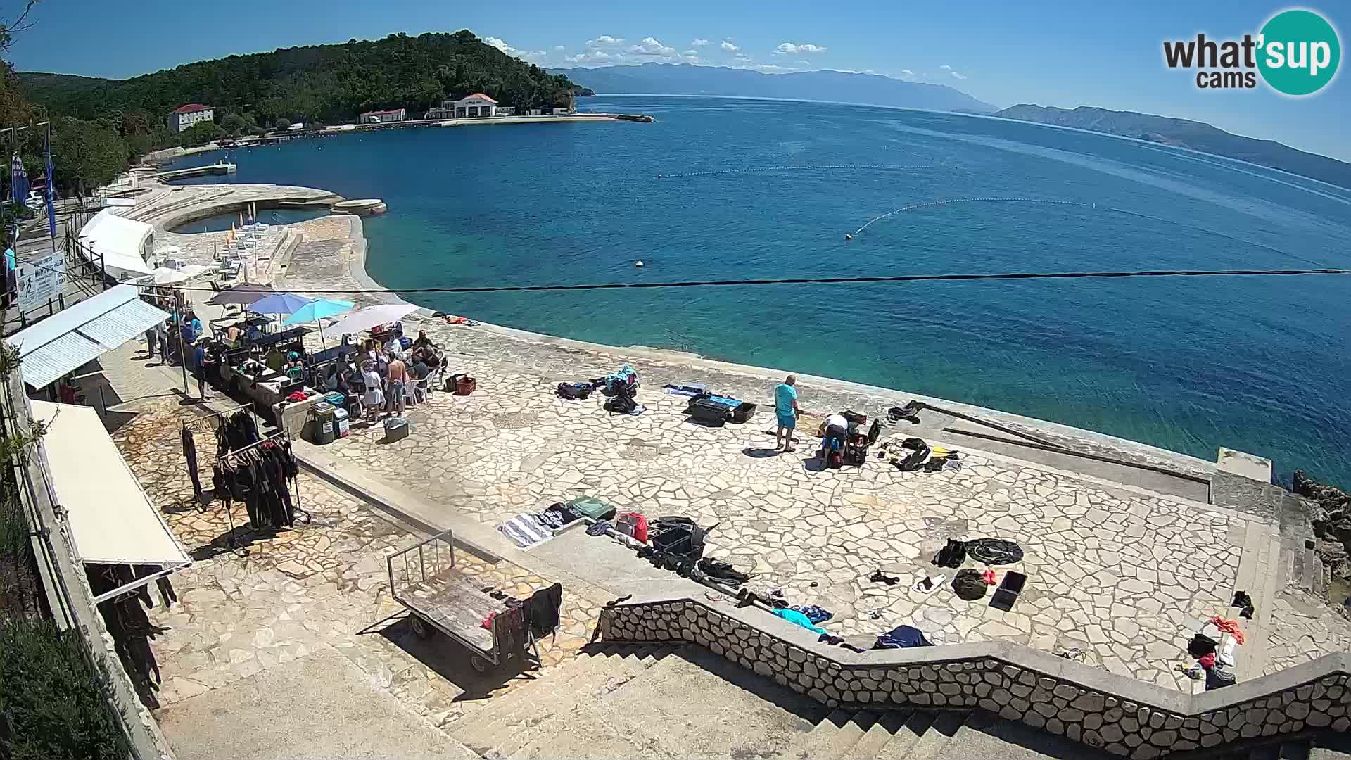Selce – beach – Diving center