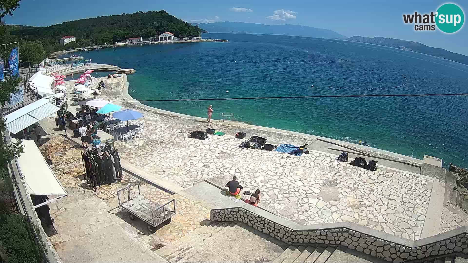 Selce – beach – Diving center