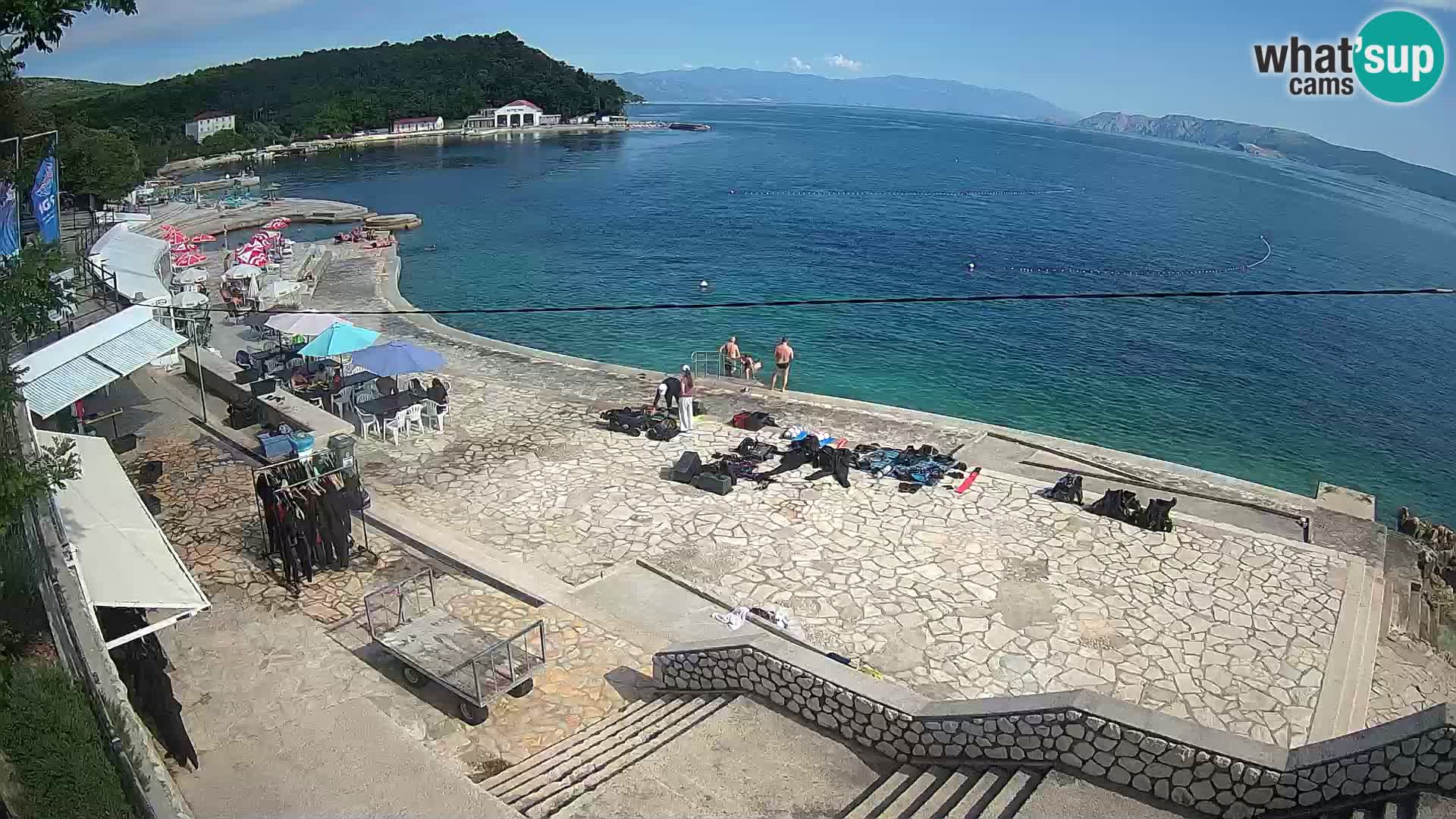 Selce – beach – Diving center