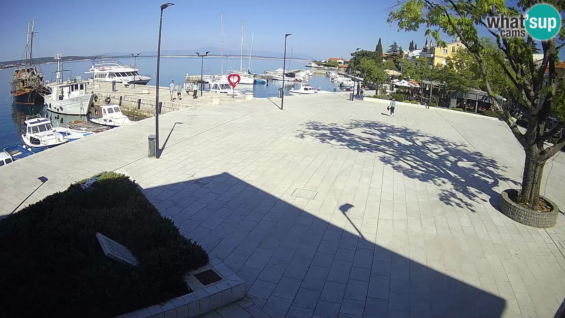 Kamera v živo Selce panorama – Pogled z apartmaja Lela