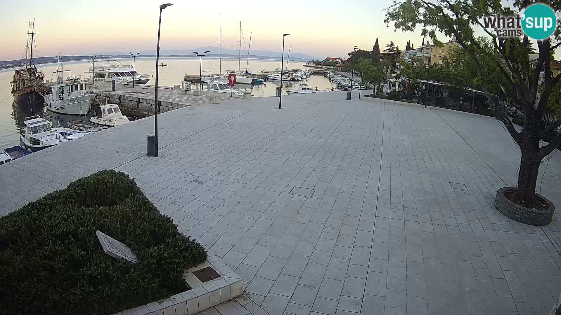 Kamera v živo Selce panorama – Pogled z apartmaja Lela