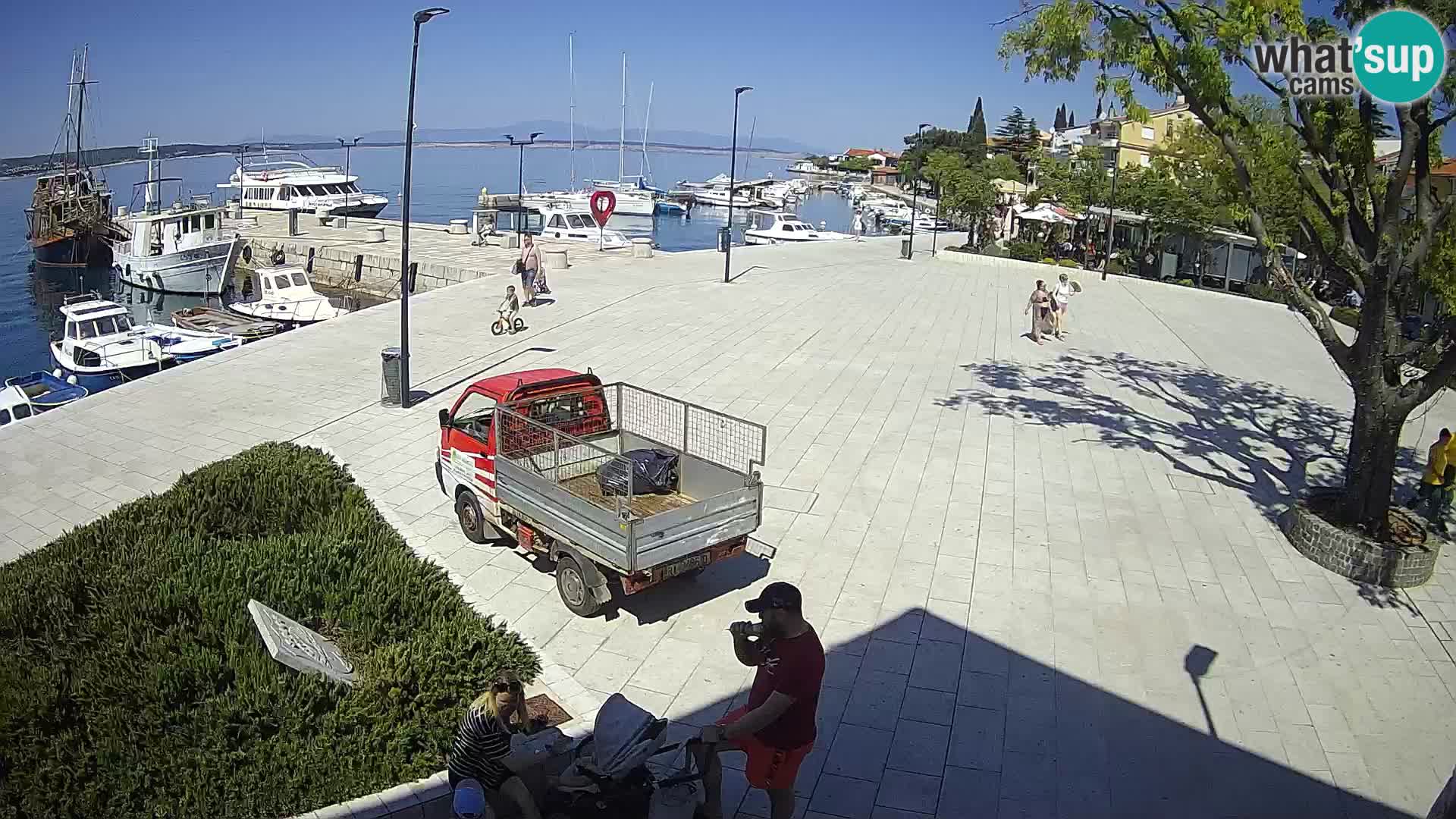 Web kamera Selce panorama – Pogled s apartmana Lela