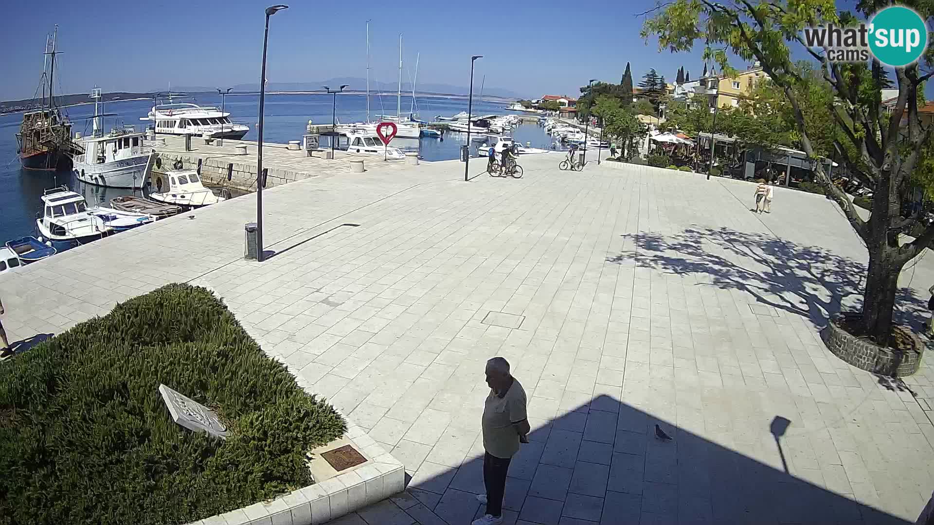 Web kamera Selce panorama – Pogled s apartmana Lela
