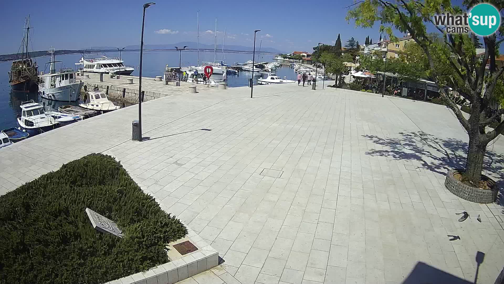 Kamera v živo Selce panorama – Pogled z apartmaja Lela
