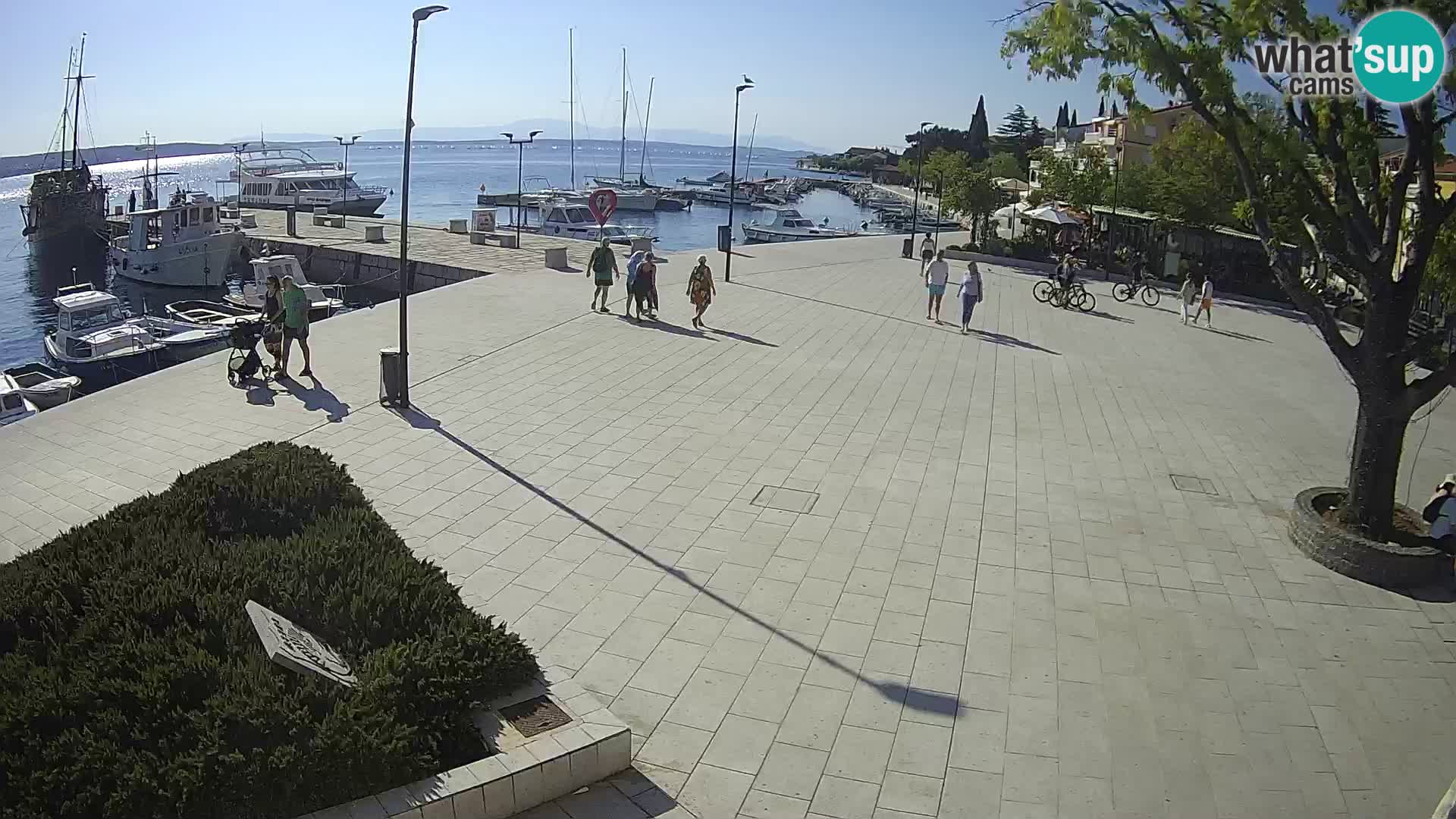 Web kamera Selce panorama – Pogled s apartmana Lela