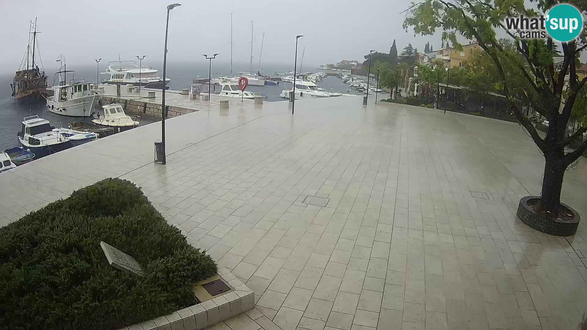 Web kamera Selce panorama – Pogled s apartmana Lela