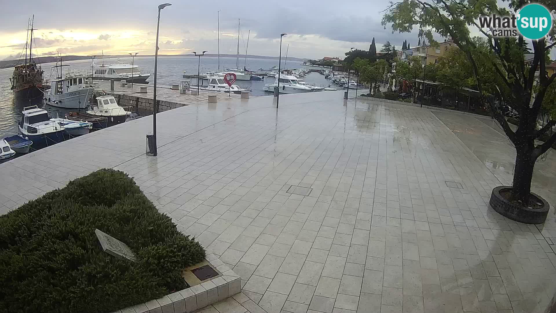 Kamera v živo Selce panorama – Pogled z apartmaja Lela