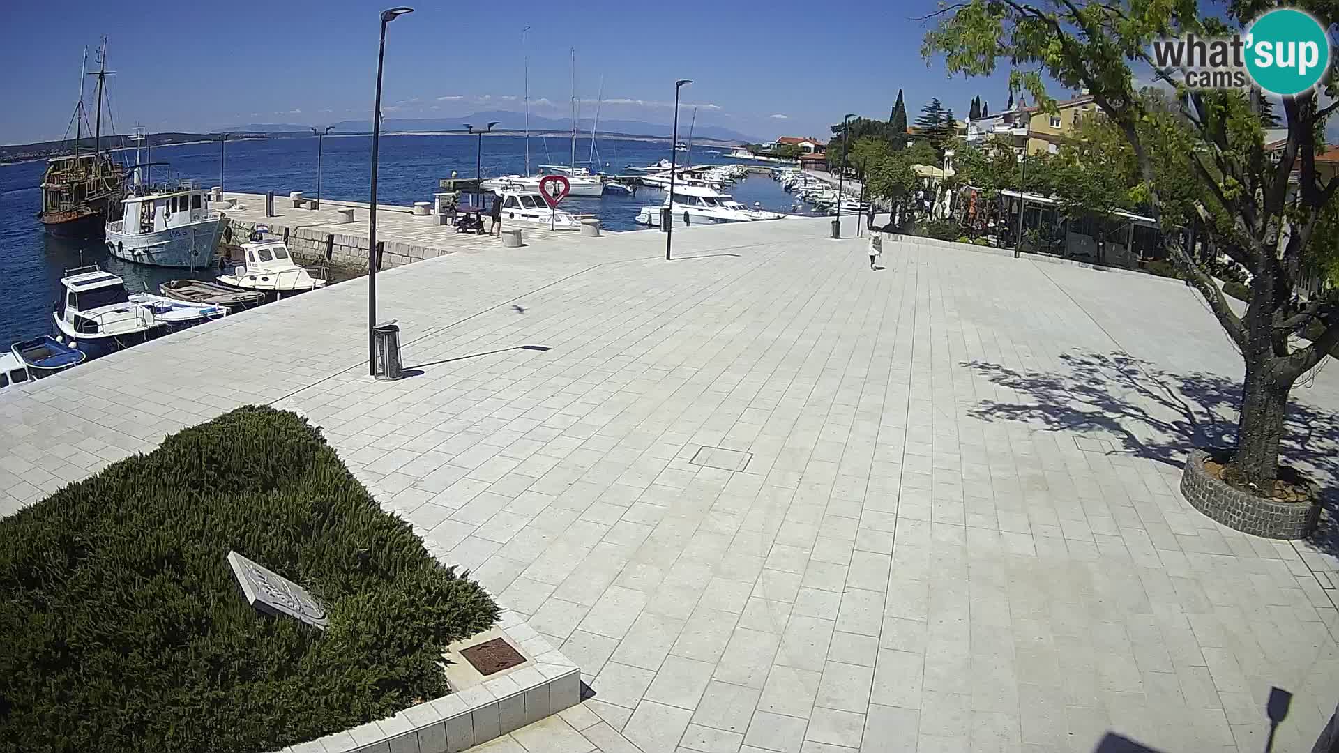 Kamera v živo Selce panorama – Pogled z apartmaja Lela