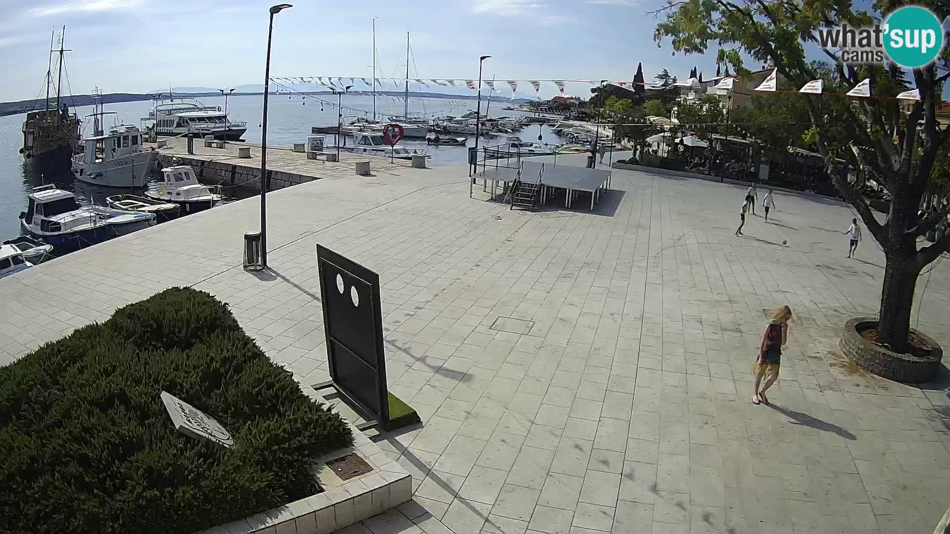 Kamera v živo Selce panorama – Pogled z apartmaja Lela