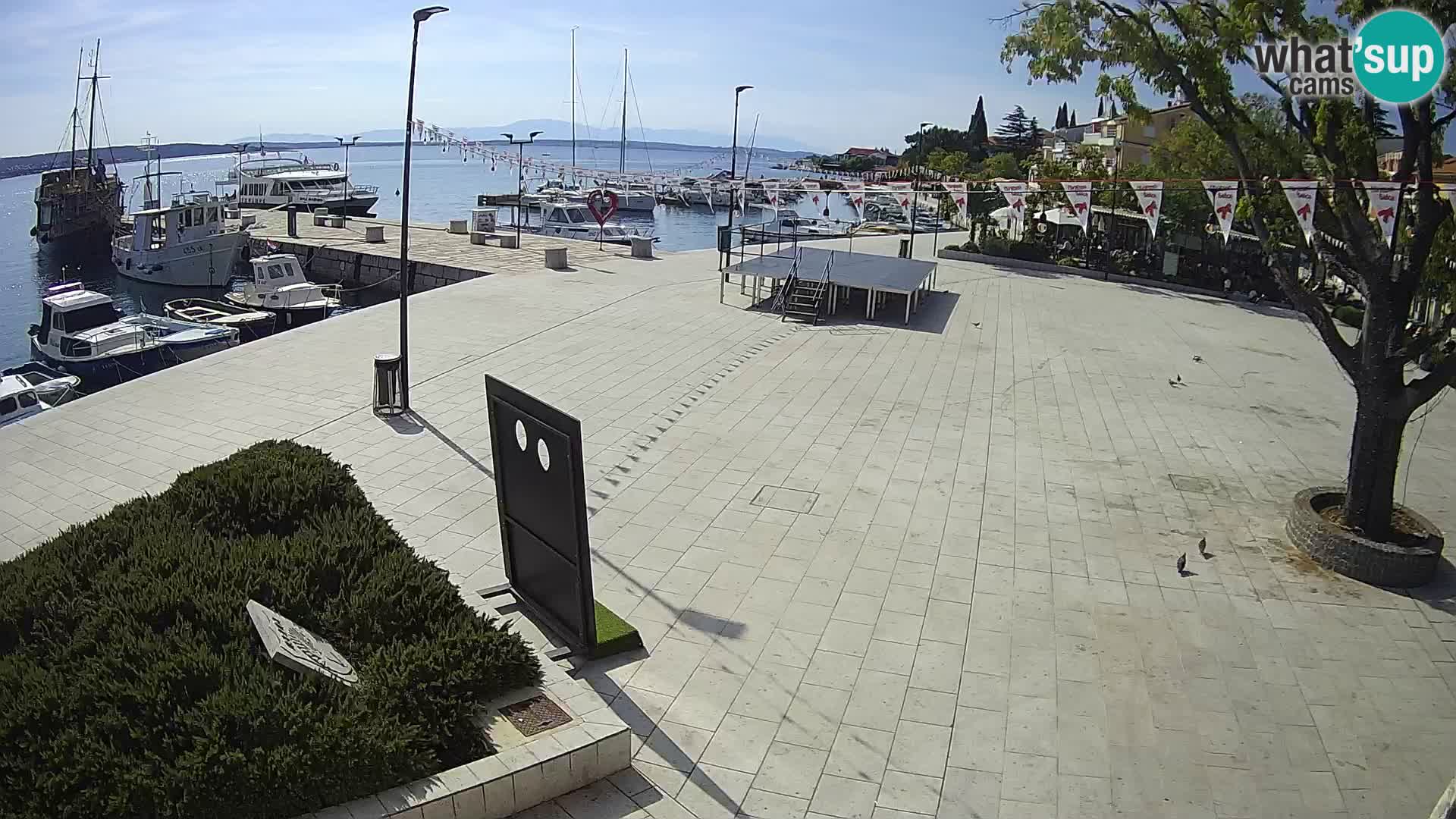 Web kamera Selce panorama – Pogled s apartmana Lela
