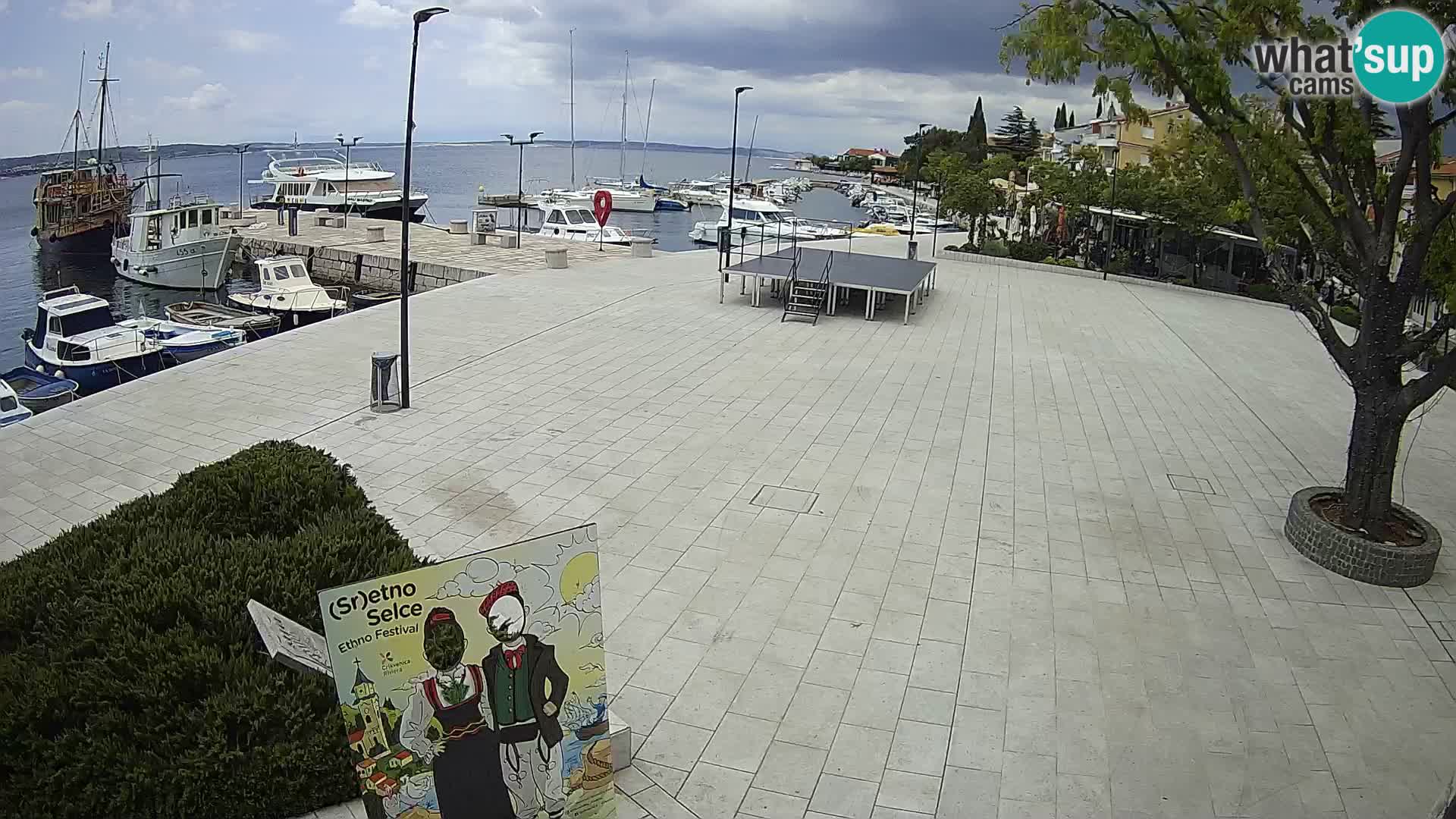 Livecam Selce – main square