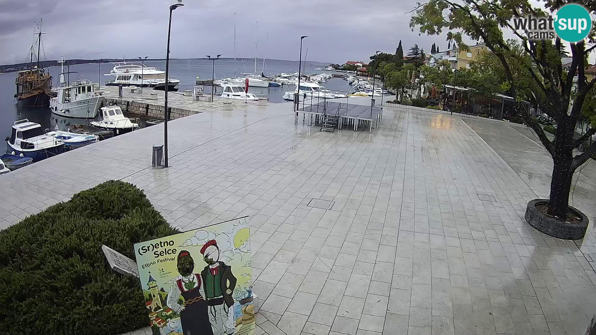 Livecam Selce – main square