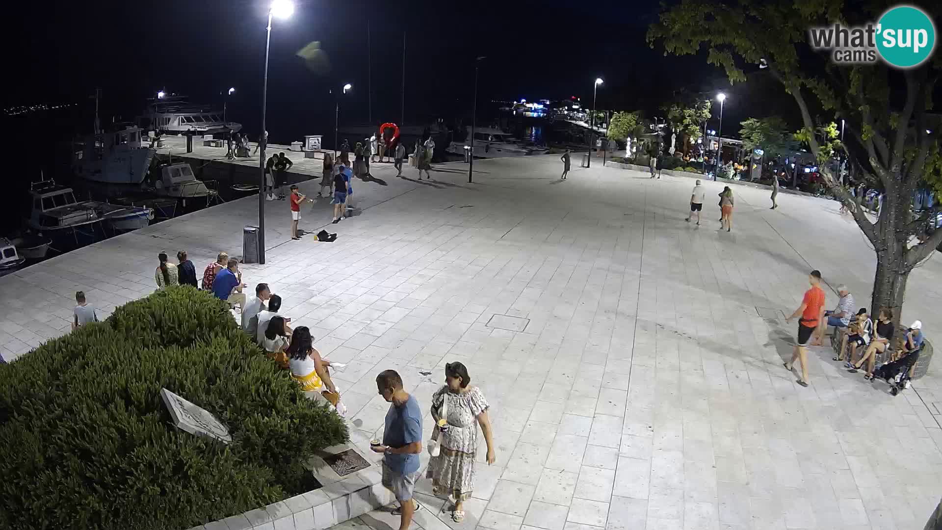 Kamera v živo Selce panorama – Pogled z apartmaja Lela