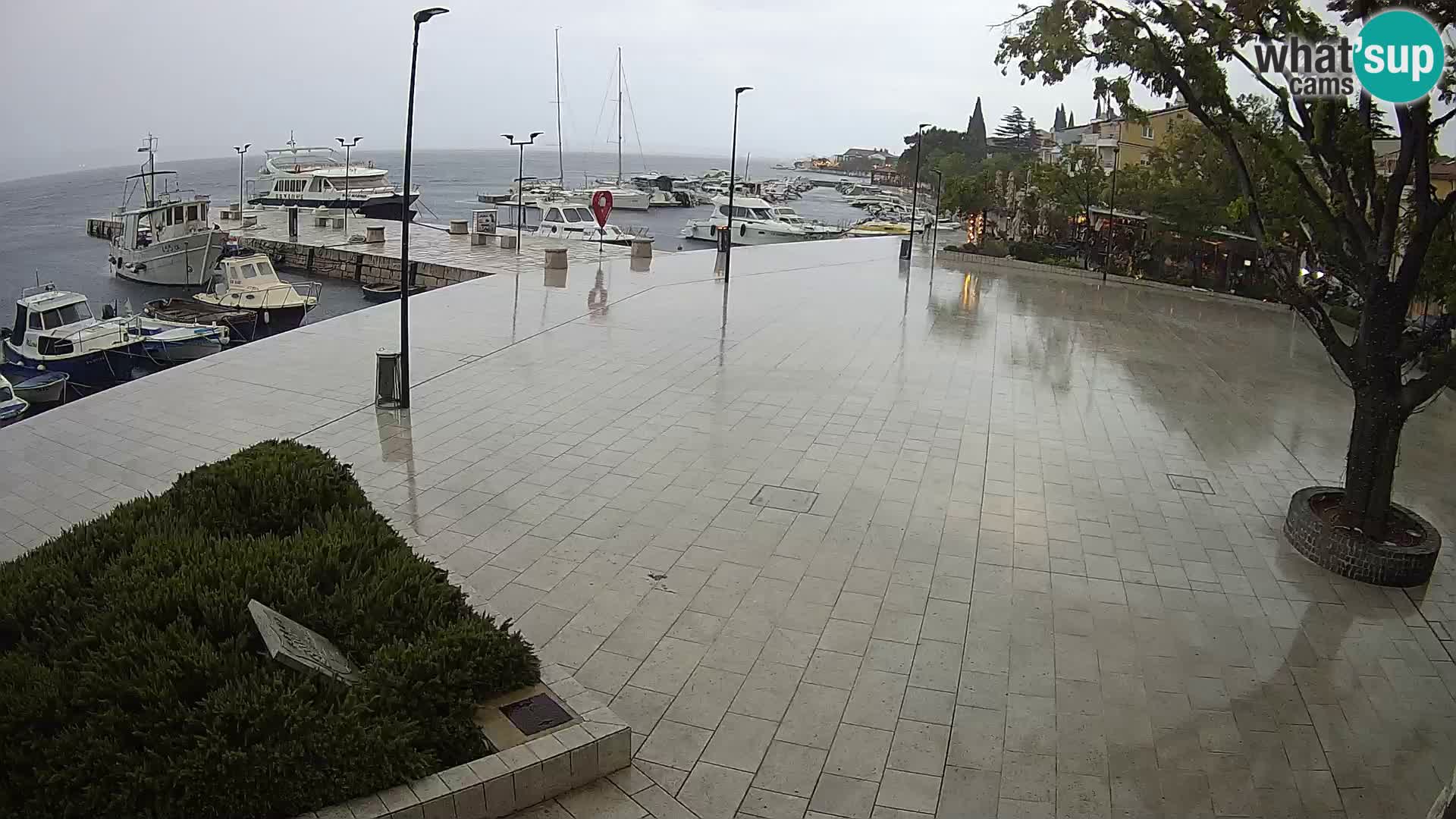 Web kamera Selce panorama – Pogled s apartmana Lela