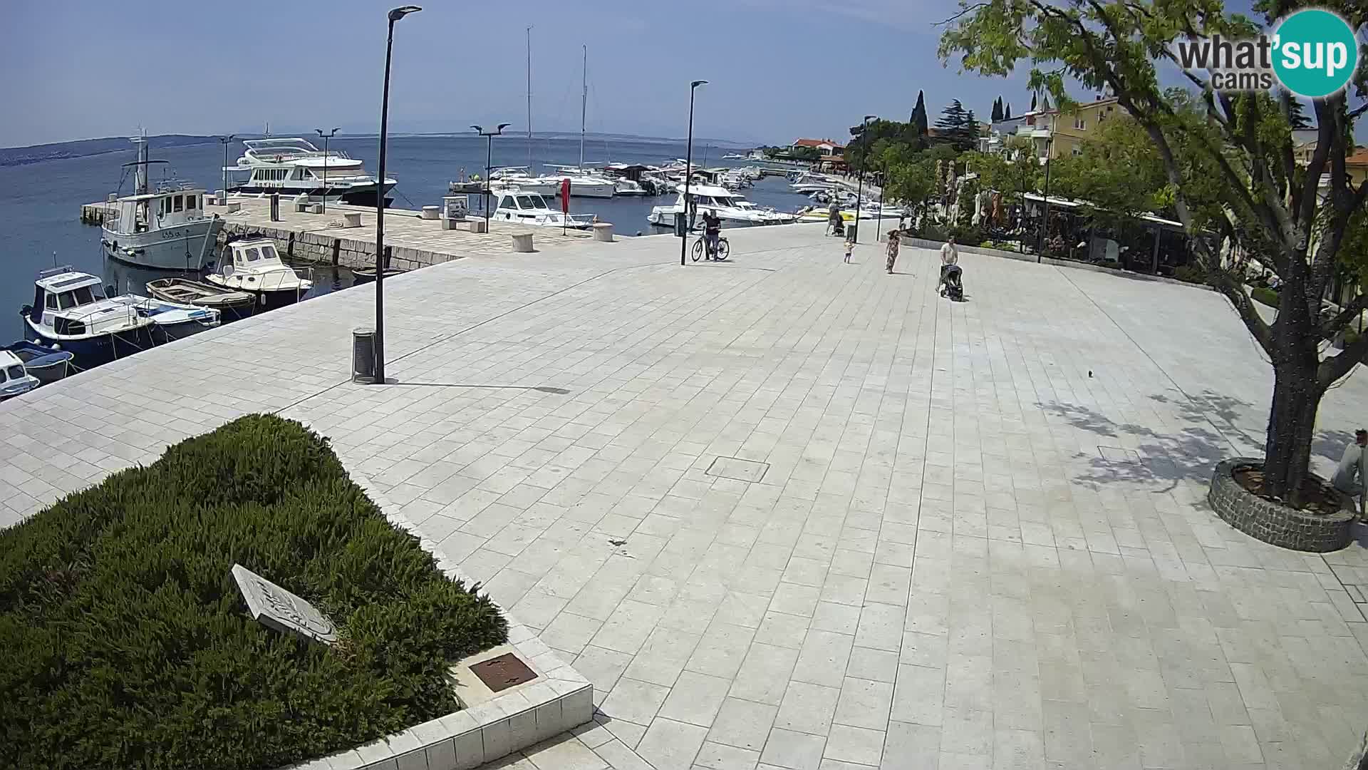Web kamera Selce panorama – Pogled s apartmana Lela