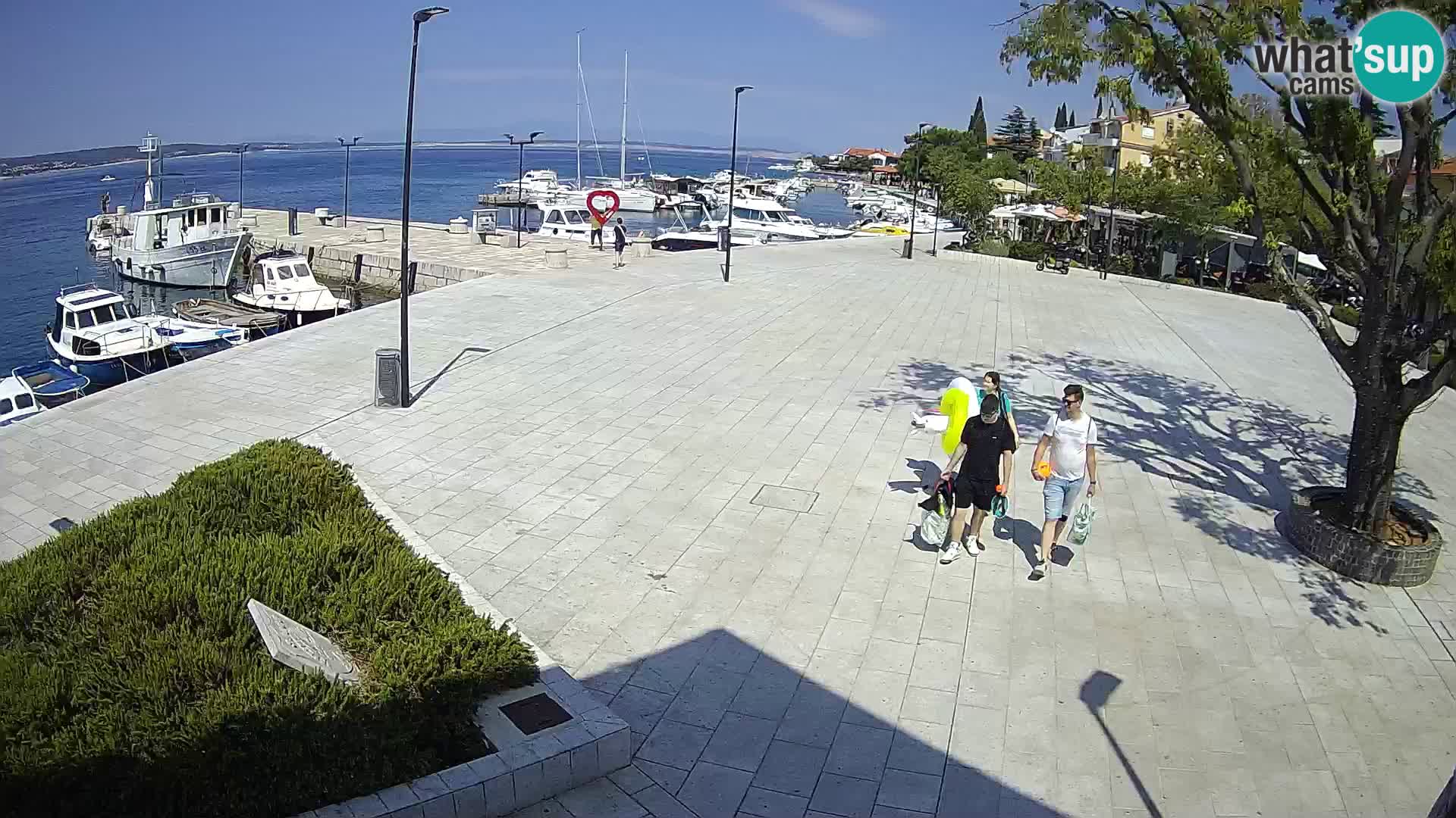 Web kamera Selce panorama – Pogled s apartmana Lela