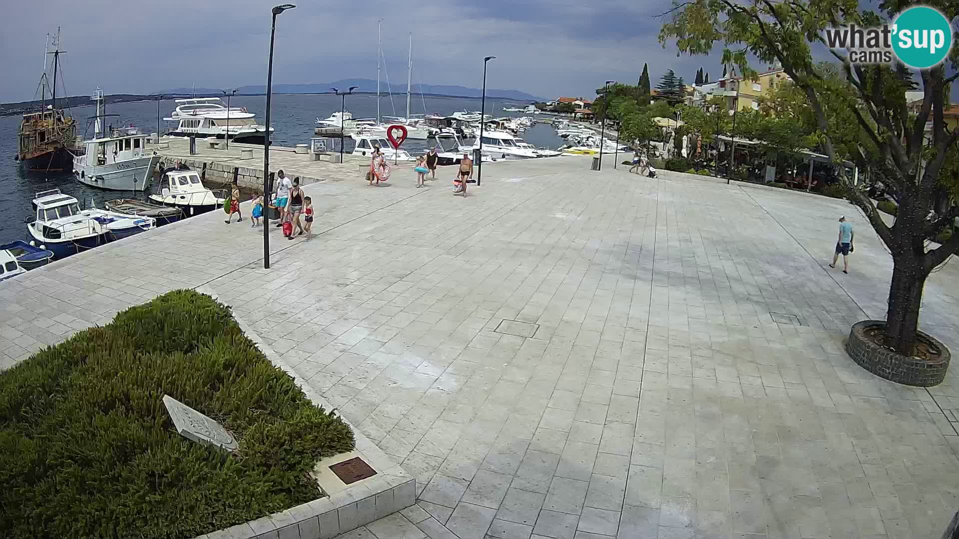 Webcam Selce panorama – View from apartment Lela