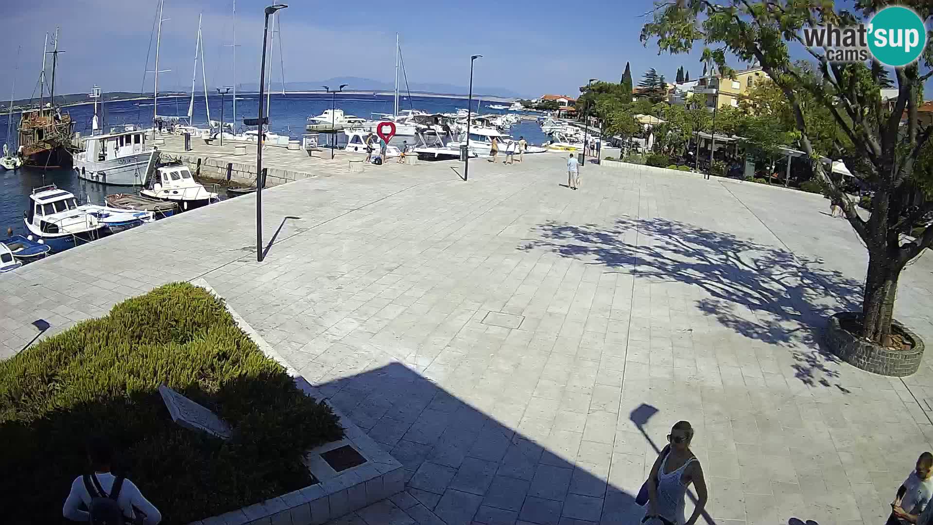 Kamera v živo Selce panorama – Pogled z apartmaja Lela
