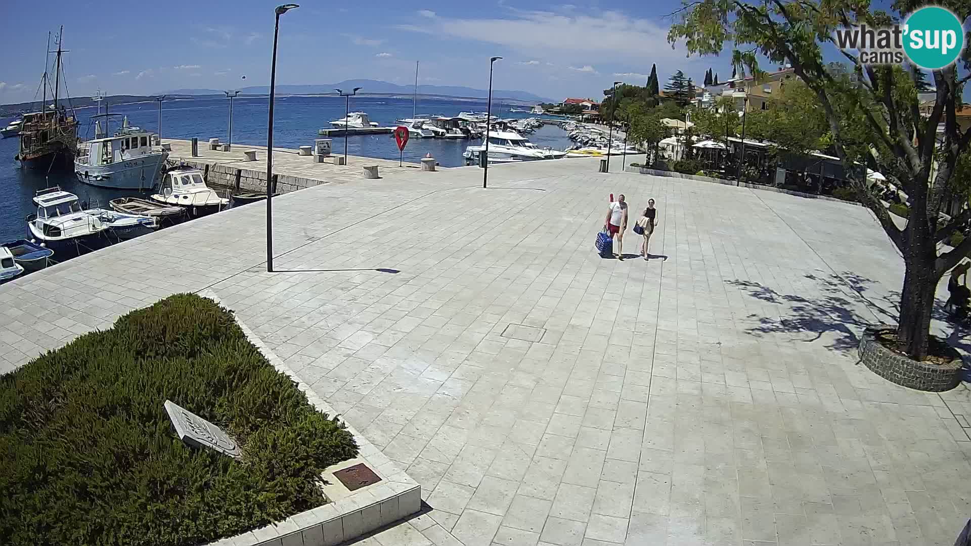 Kamera v živo Selce panorama – Pogled z apartmaja Lela