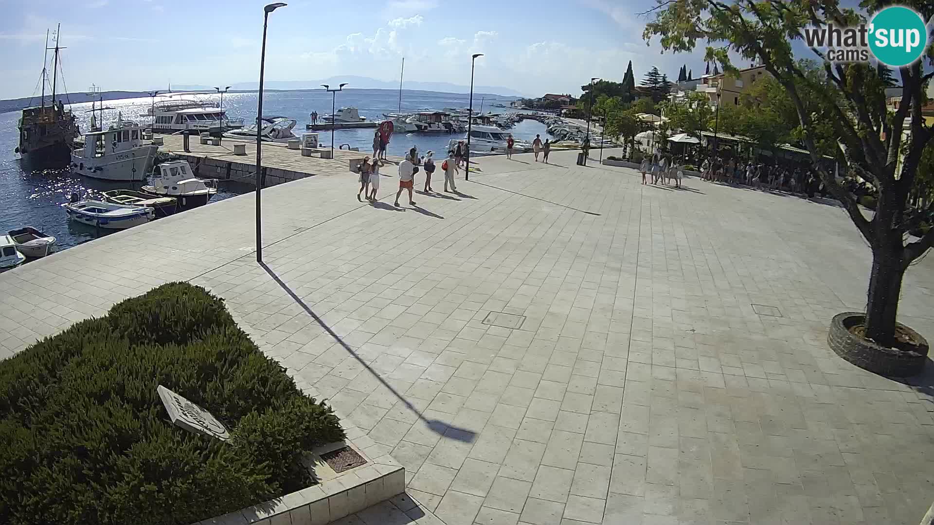 Web kamera Selce panorama – Pogled s apartmana Lela