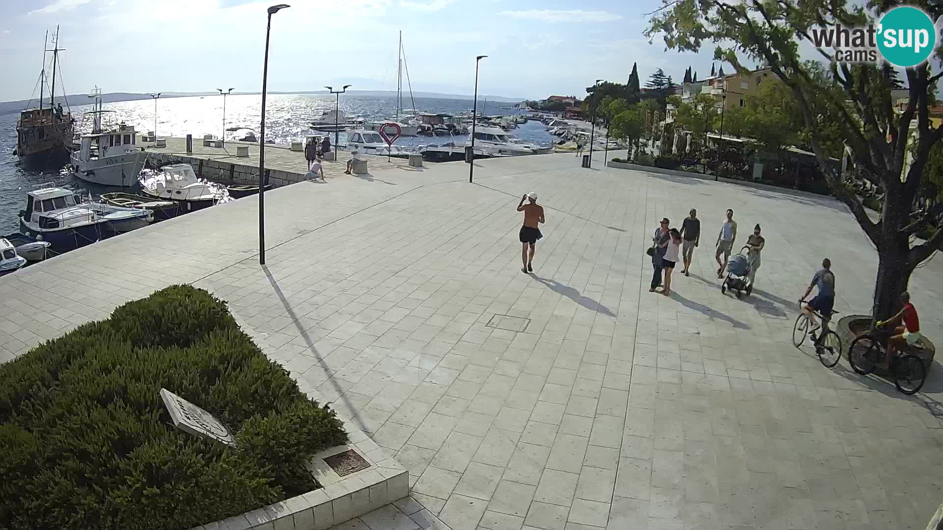 Web kamera Selce panorama – Pogled s apartmana Lela