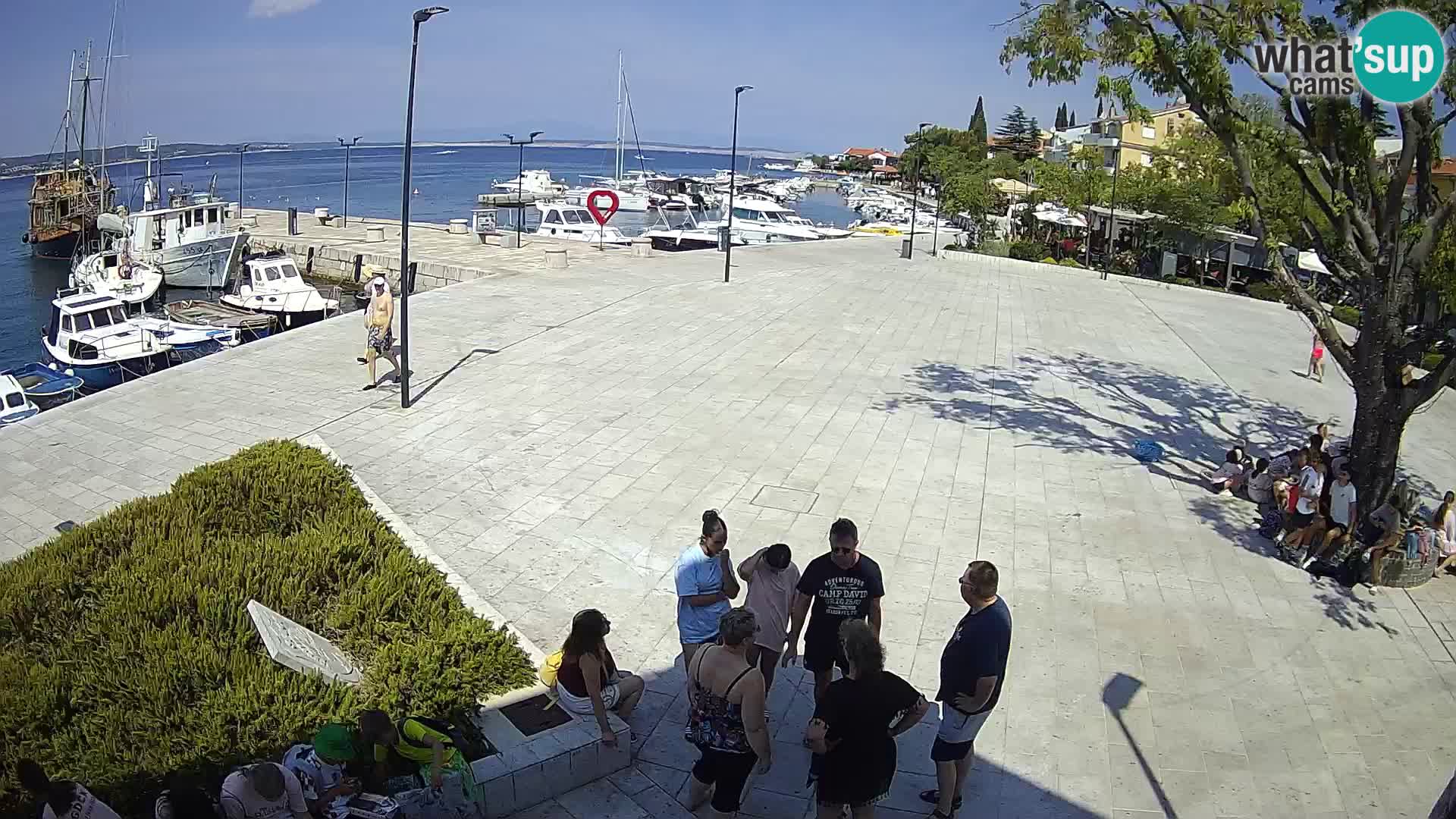 Kamera v živo Selce panorama – Pogled z apartmaja Lela