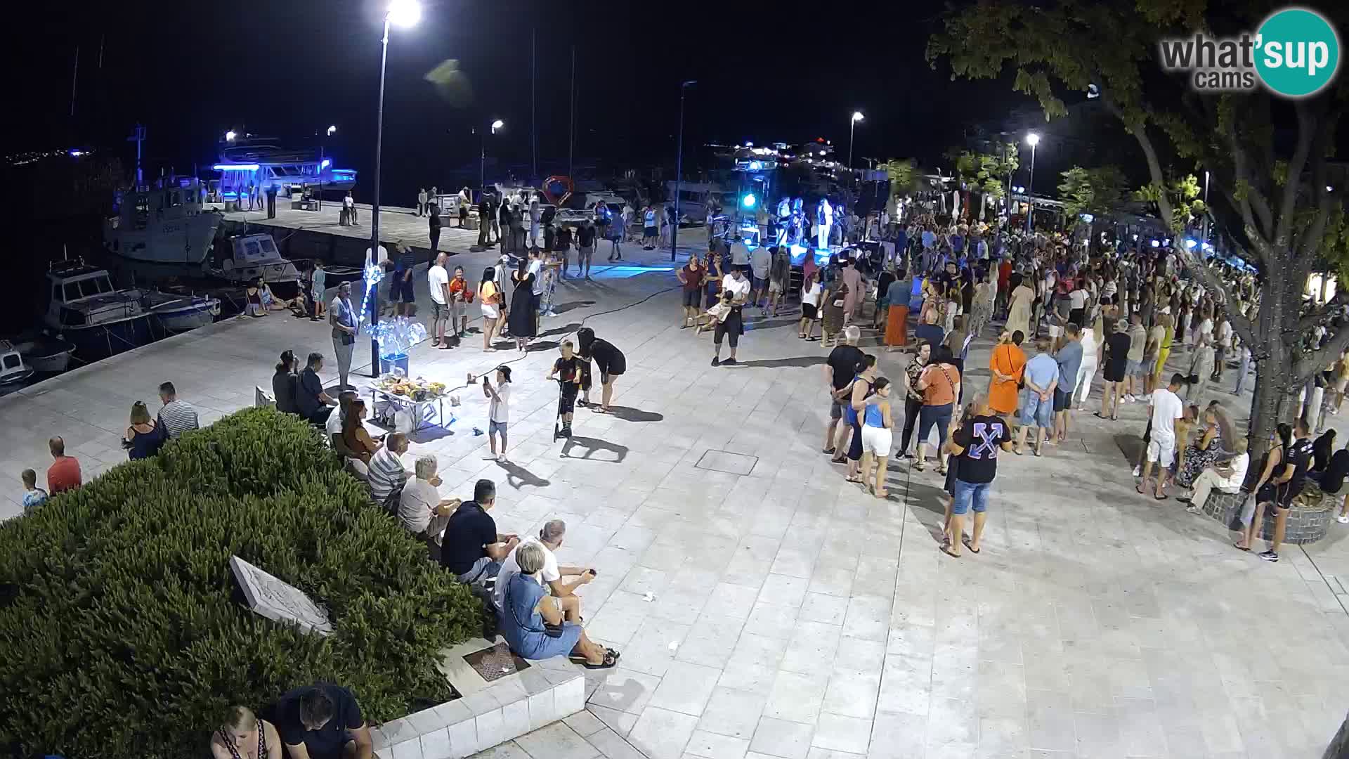 Kamera v živo Selce panorama – Pogled z apartmaja Lela