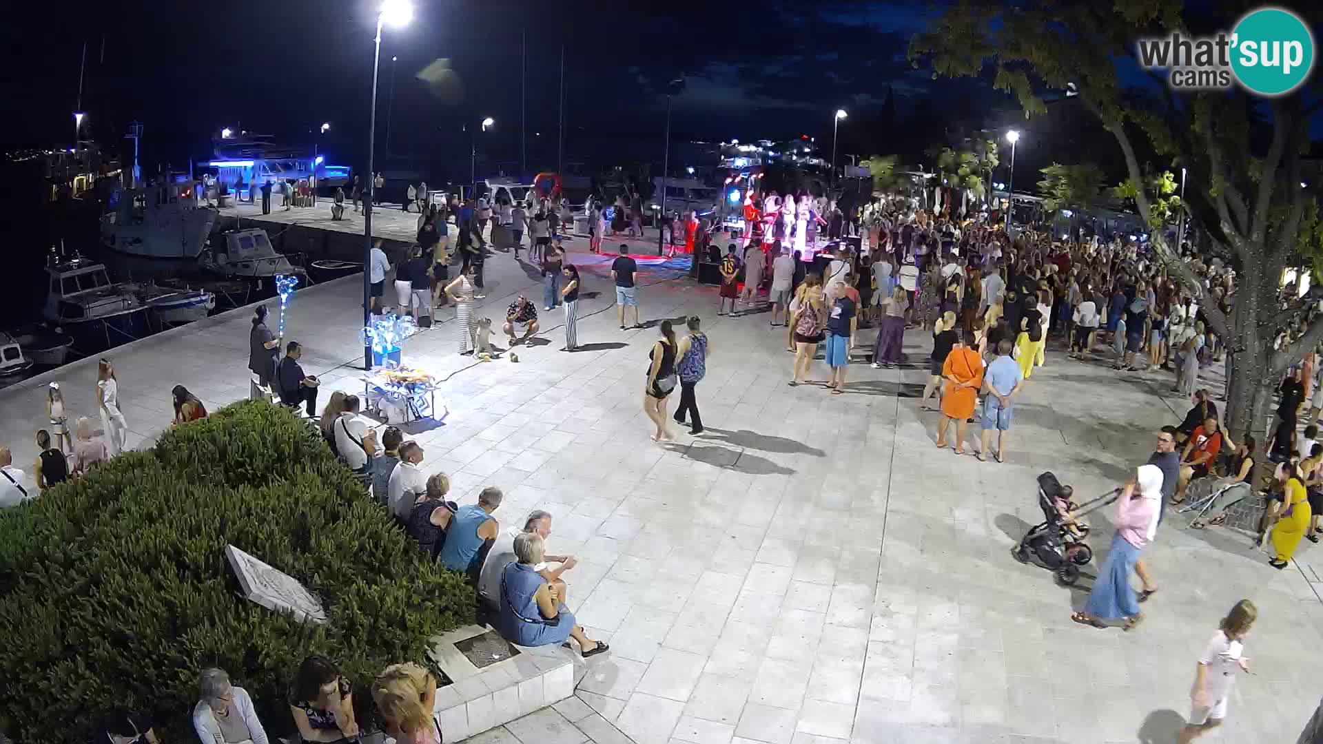 Kamera v živo Selce panorama – Pogled z apartmaja Lela