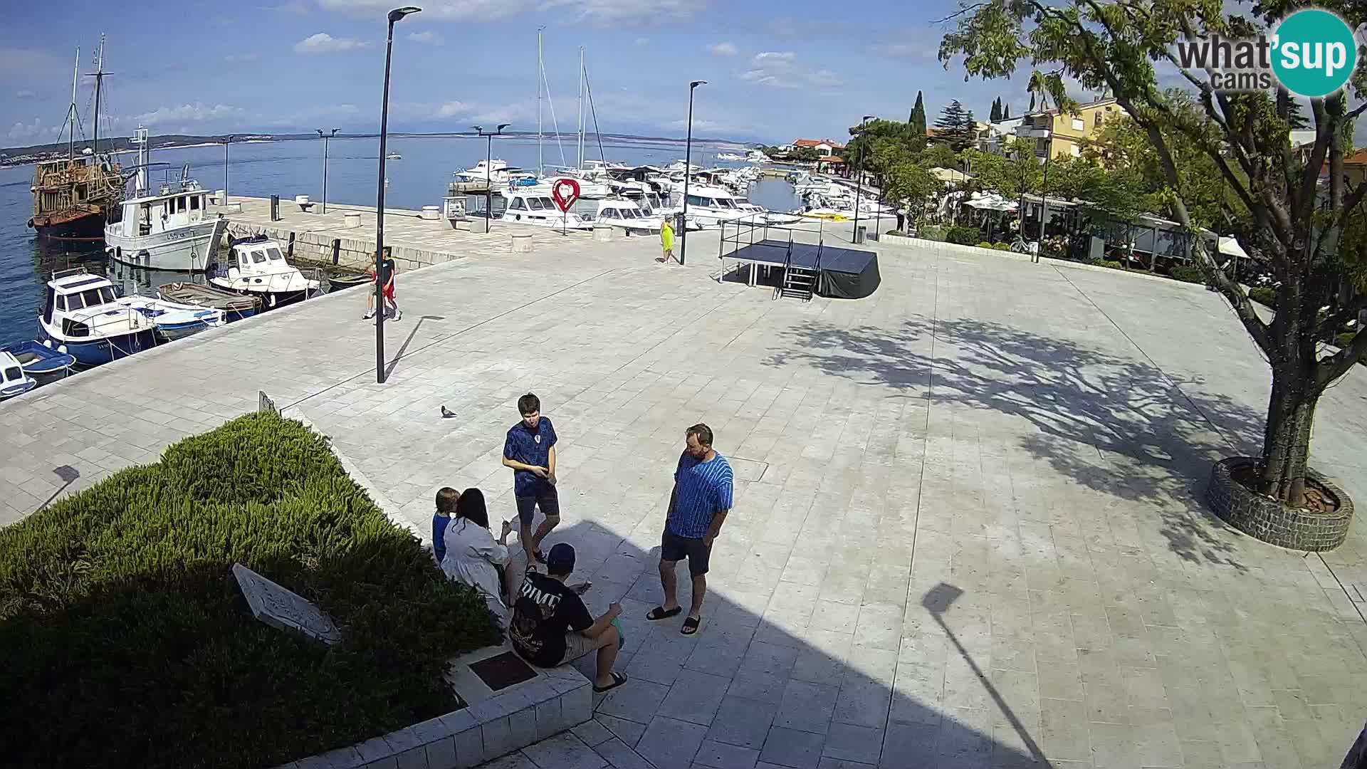Kamera v živo Selce panorama – Pogled z apartmaja Lela