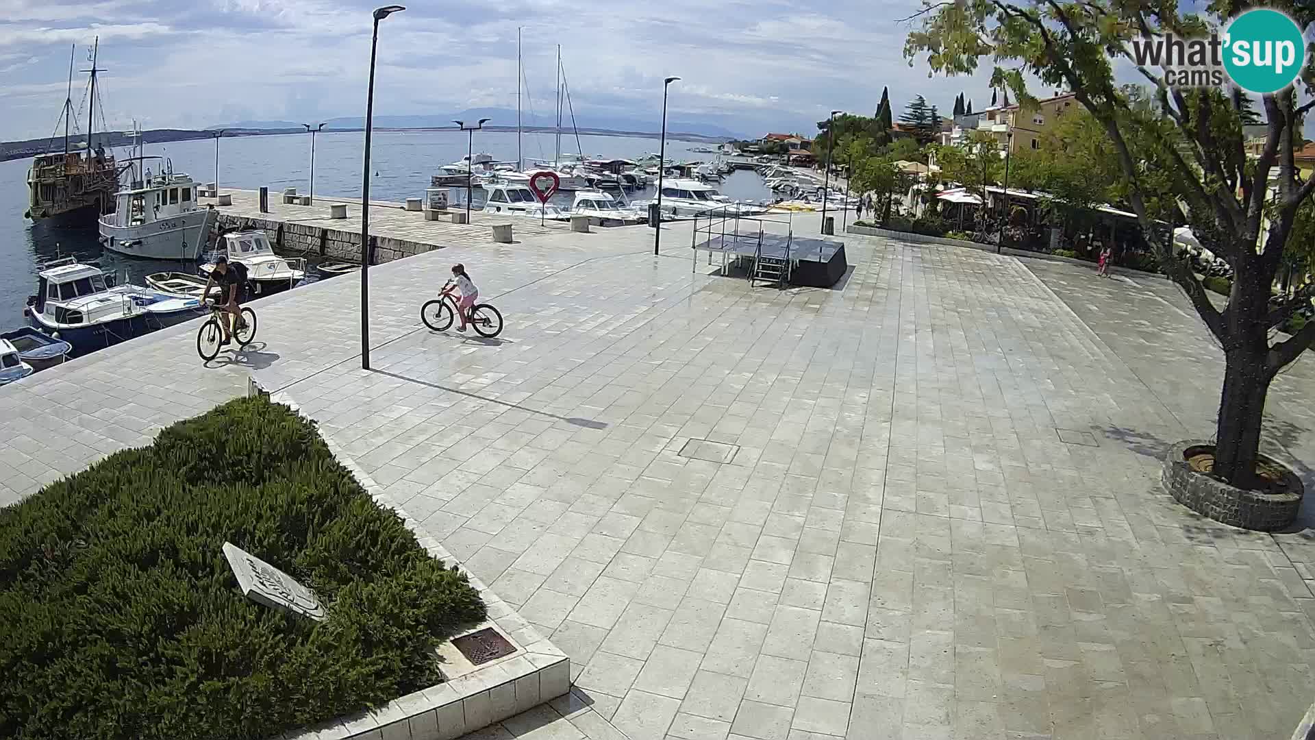 Kamera v živo Selce panorama – Pogled z apartmaja Lela