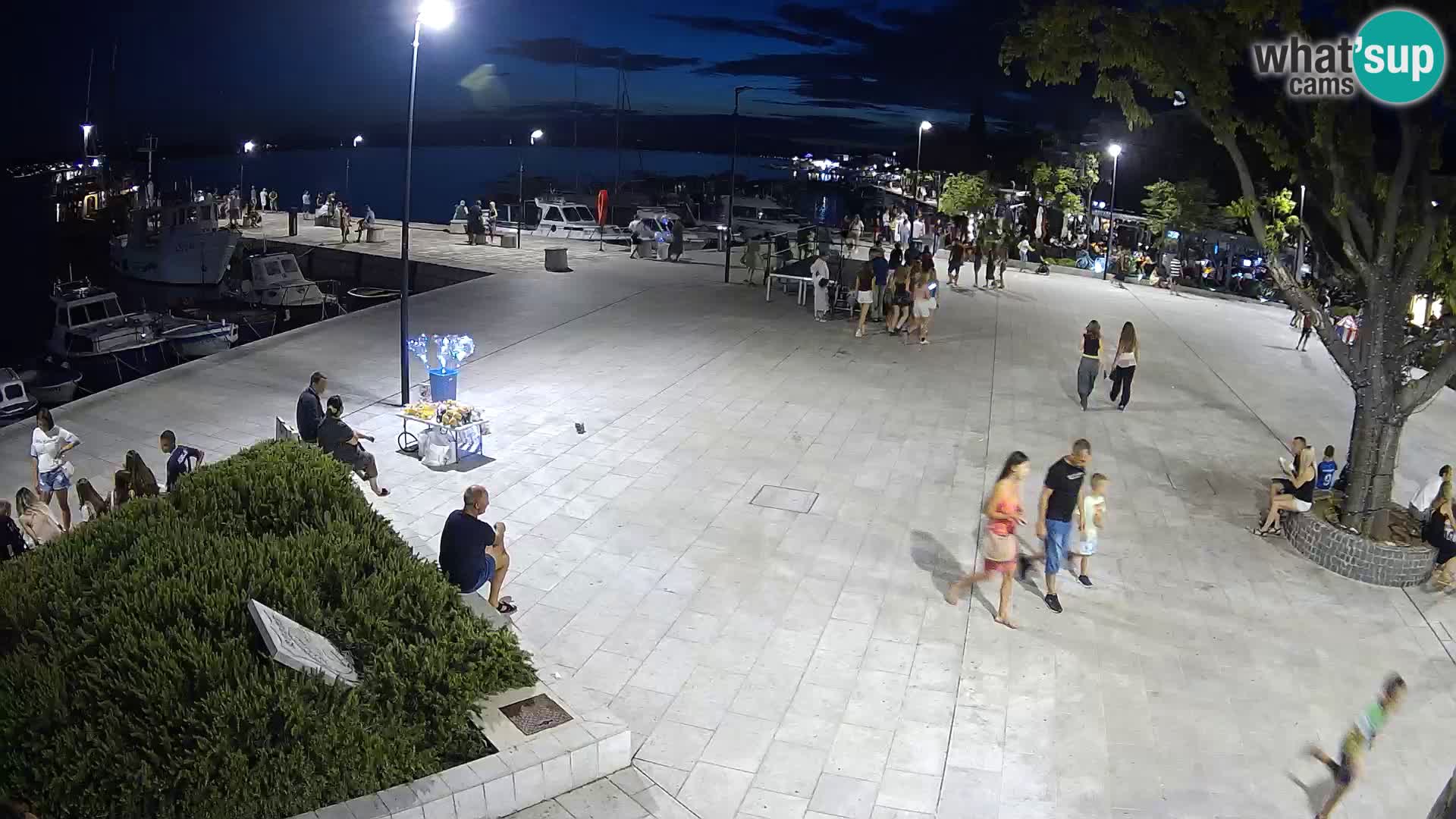 Kamera v živo Selce panorama – Pogled z apartmaja Lela