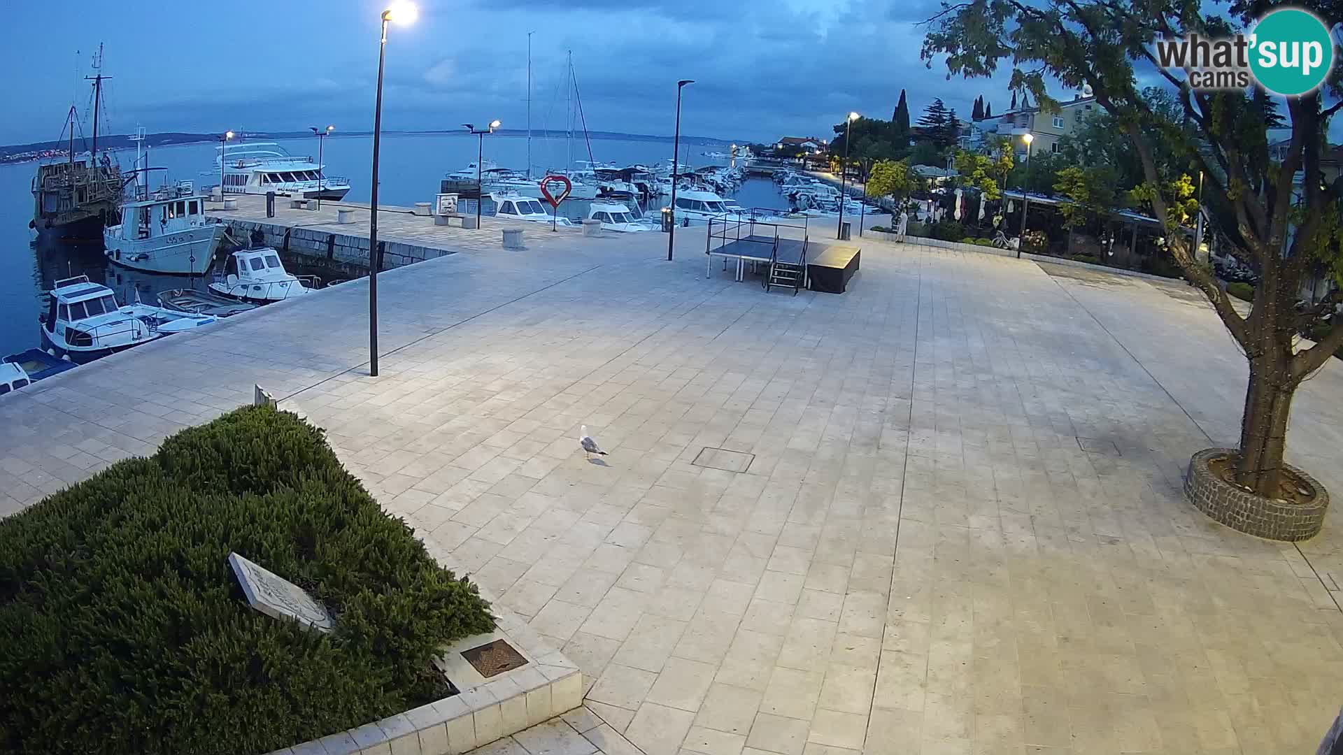 Kamera v živo Selce panorama – Pogled z apartmaja Lela