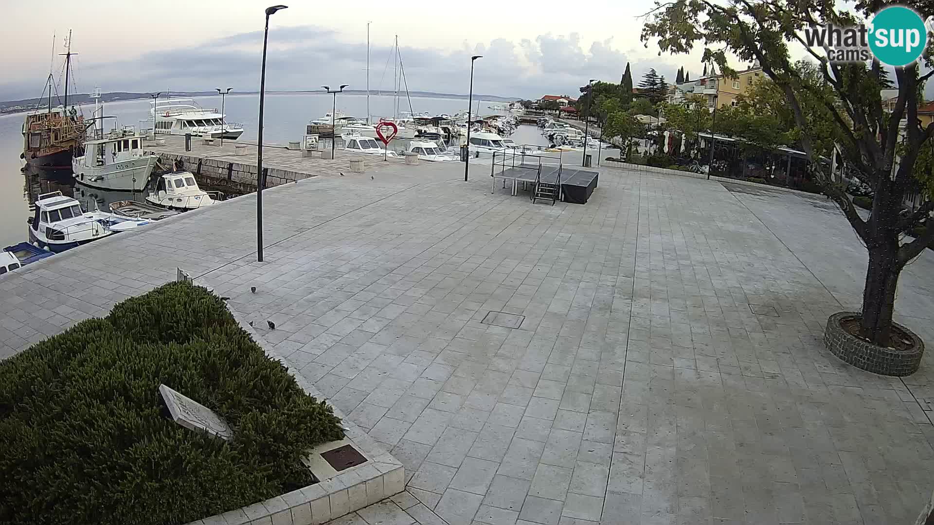 Web kamera Selce panorama – Pogled s apartmana Lela