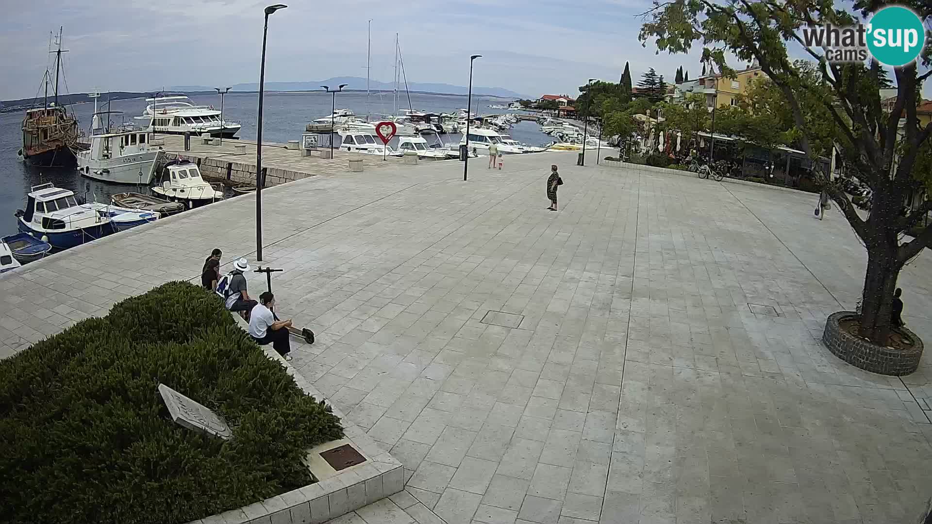 Kamera v živo Selce panorama – Pogled z apartmaja Lela