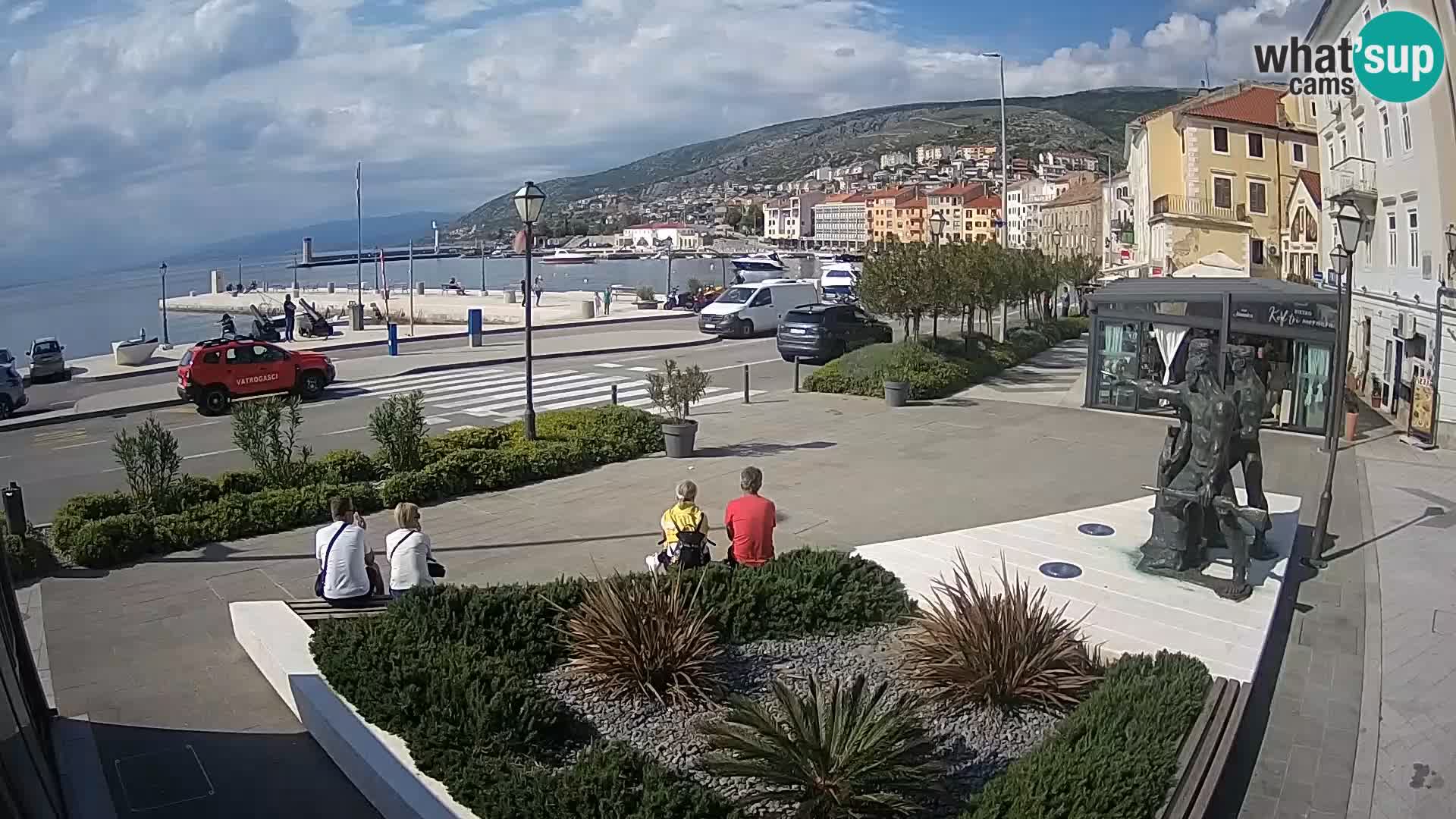 Spletna kamera v živo Senj riva – Hrvaška