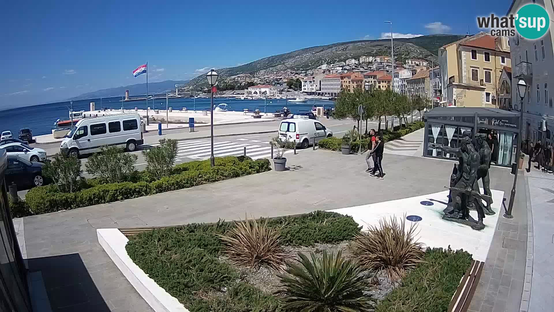 Spletna kamera v živo Senj riva – Hrvaška