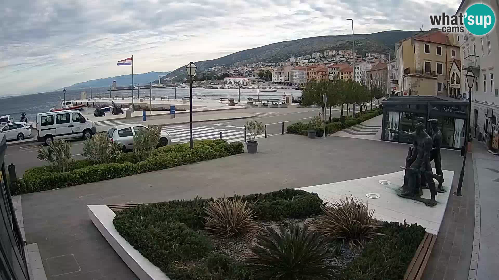 Spletna kamera v živo Senj riva – Hrvaška