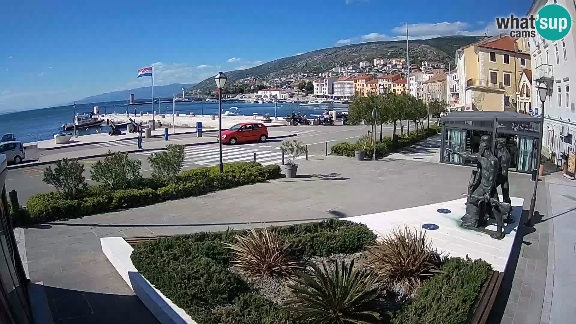 Live webcam Senj riva – fronte mare